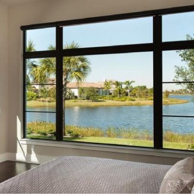 curtain wall fixed